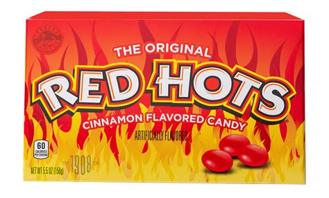 Red Hots Original Cinnamon Flavored Candy, Theater Box, 5.5 oz